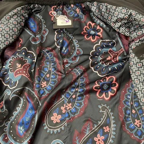 Ted Baker Margate Funnel Neck Coat Ted Size 6 (US Size 2XL)
